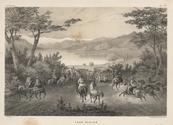 Lago Aculeo, 1855